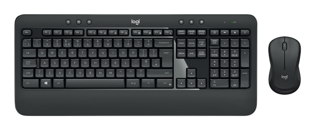 Logitech 920-008677 teclado Ratón incluido Universal RF inalámbrico QWERTZ Suizo Negro (2)