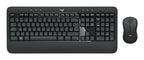Logitech 920-008677 teclado Ratón incluido Universal RF inalámbrico QWERTZ Suizo Negro (2)