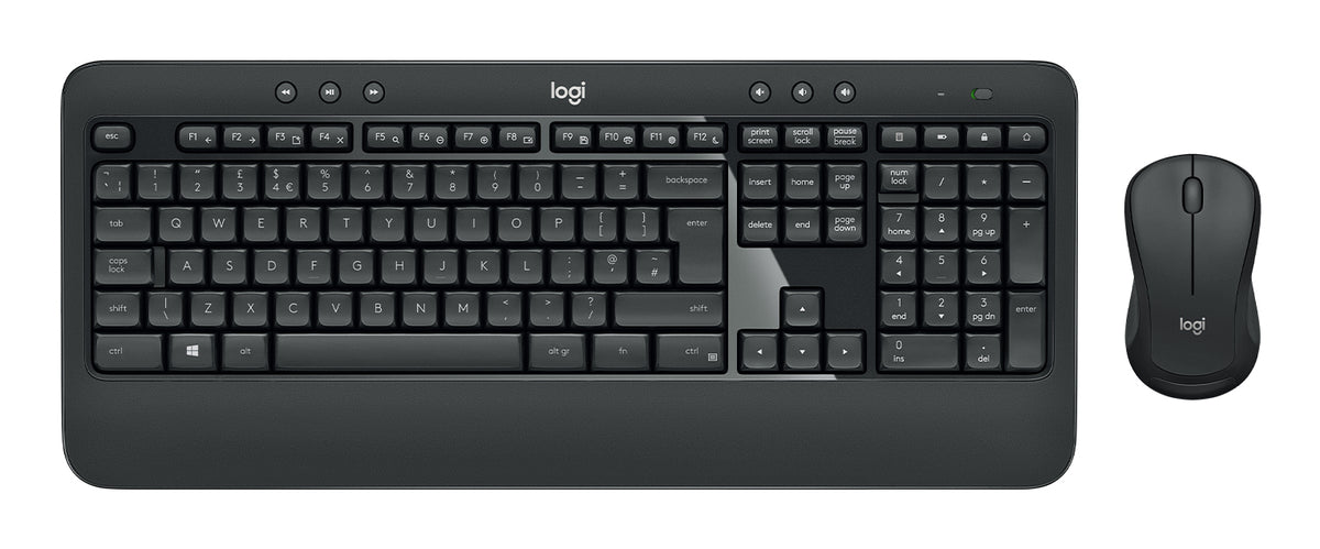 Logitech 920-008677 teclado Ratón incluido Universal RF inalámbrico QWERTZ Suizo Negro (2)