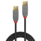 Lindy 36753 cable USB USB 3.2 Gen 1 (3.1 Gen 1) 3 m USB A 5 Gbit/s Negro, Gris (3)