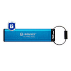 Kingston Technology IronKey Keypad 200 unidad flash USB USB Tipo C 3.2 Gen 1 (3.1 Gen 1) Azul