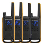 Motorola T82 two-way radios 16 canales 446 - 446.2 MHz Negro, Naranja (3)