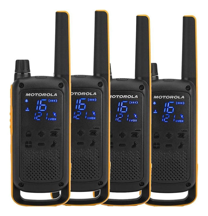 Motorola T82 two-way radios 16 canales 446 - 446.2 MHz Negro, Naranja (3)