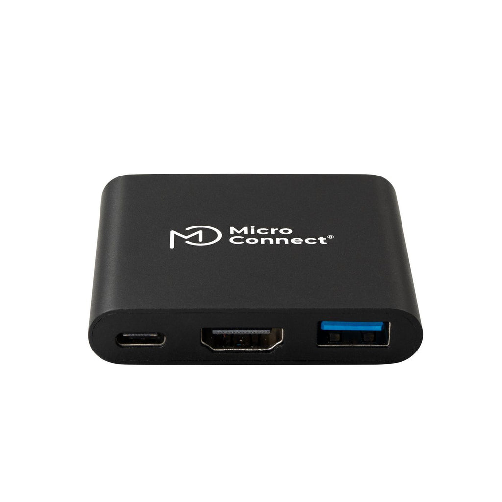Microconnect MC-HUBAV1 base para portátil y replicador de puertos Acoplamiento Blanco (3)