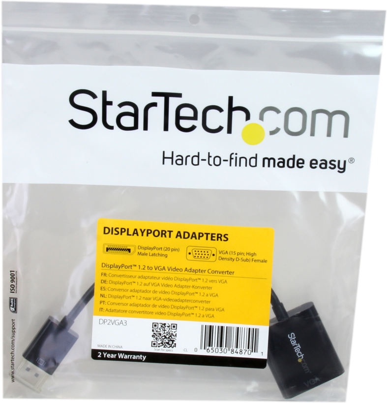 Startech - 1080p 1920x1200, Conversor Activo de Vídeo HD DP a VGA, (DP2VGA3) (2)