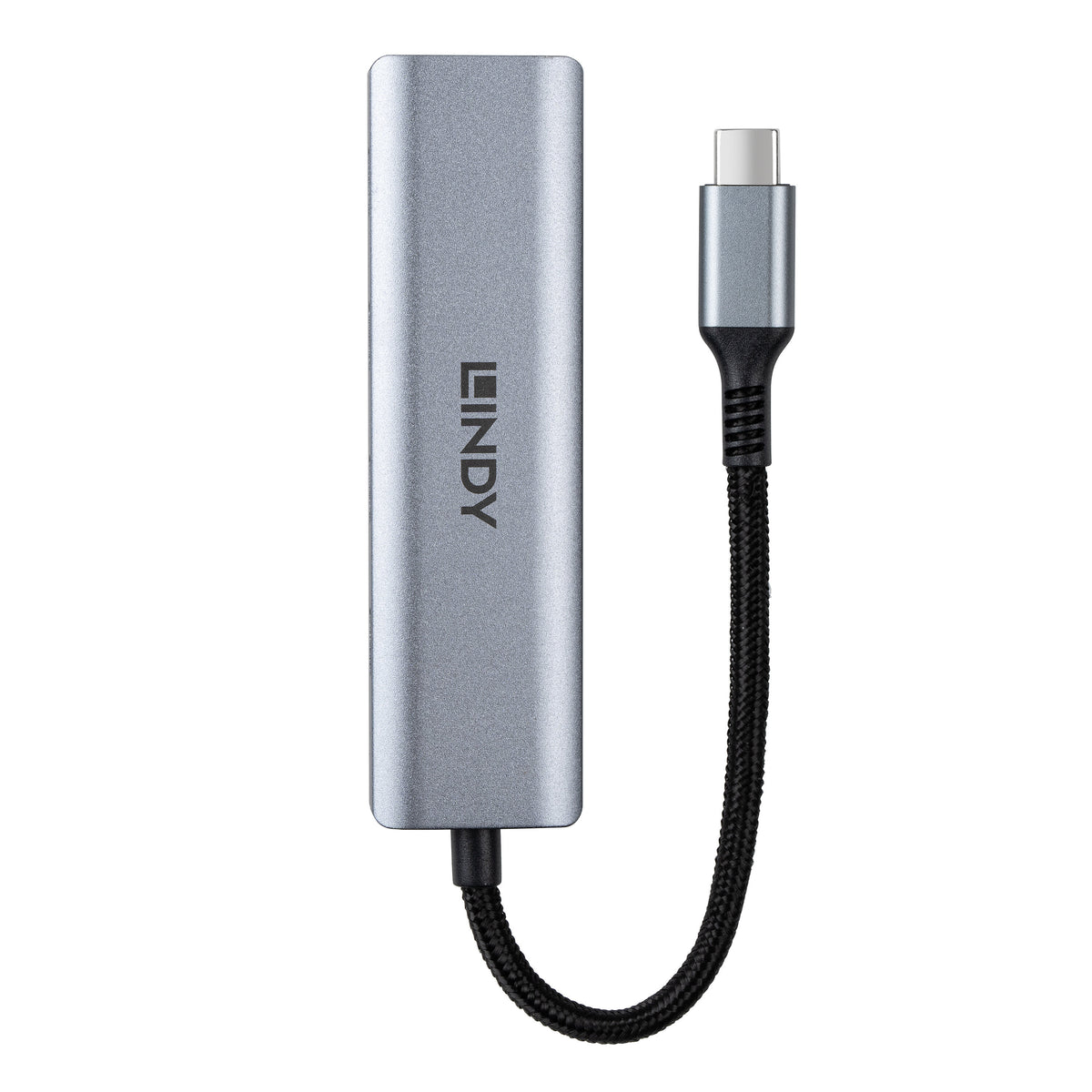 Lindy 43414 hub de interfaz USB 3.2 Gen 2 (3.1 Gen 2) Type-C 10000 Mbit/s Gris (5)