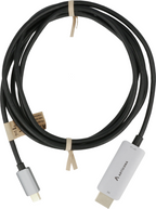 Cable USB tipo C m. - HDMI m. 2 m negro (3)