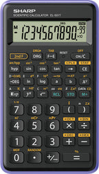 Sharp EL-501T calculadora Bolsillo Calculadora científica Negro, Púrpura (2)