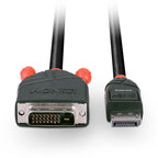 Lindy 41493 adaptador de cable de vídeo 5 m DVI-D DisplayPort Negro (5)