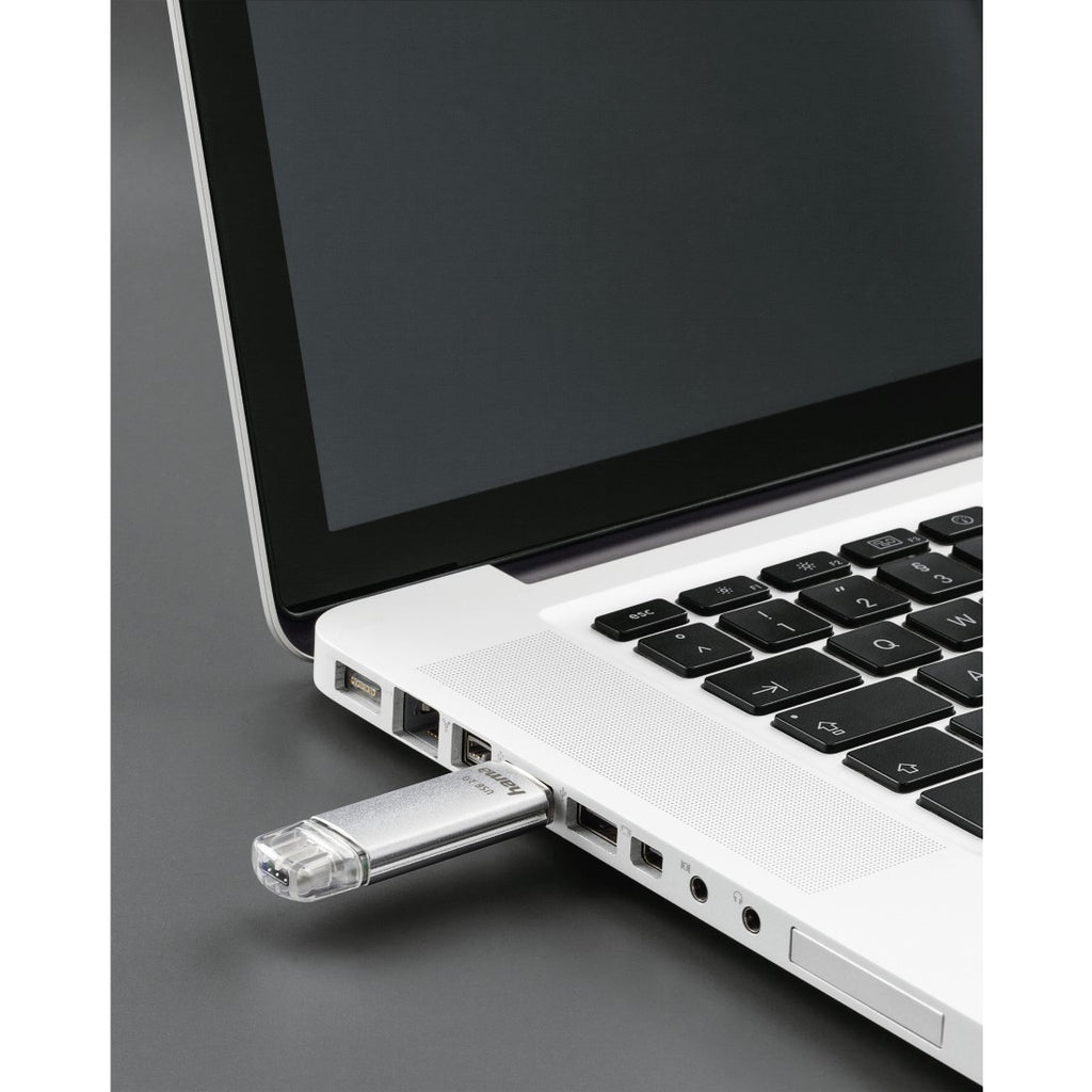Hama C-Laeta unidad flash USB 256 GB USB Type-A / USB Type-C 3.2 Gen 1 (3.1 Gen 1) Plata (5)