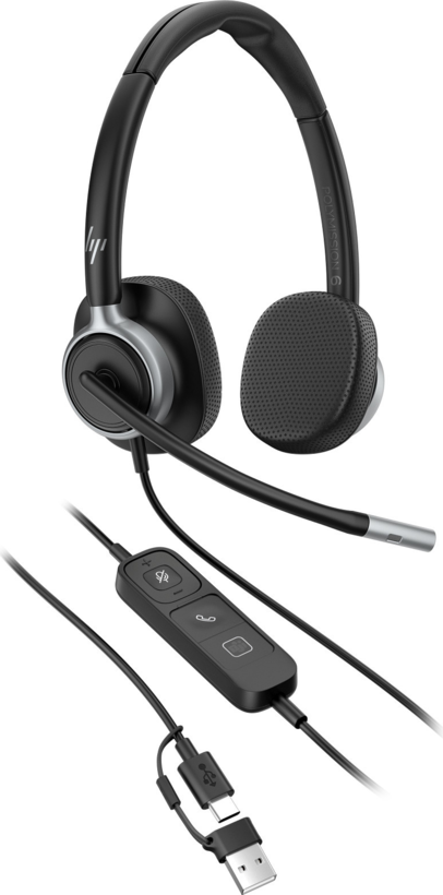 HP Mission 625 estéreo USB con cable C01C6AA#AC3 vista 2