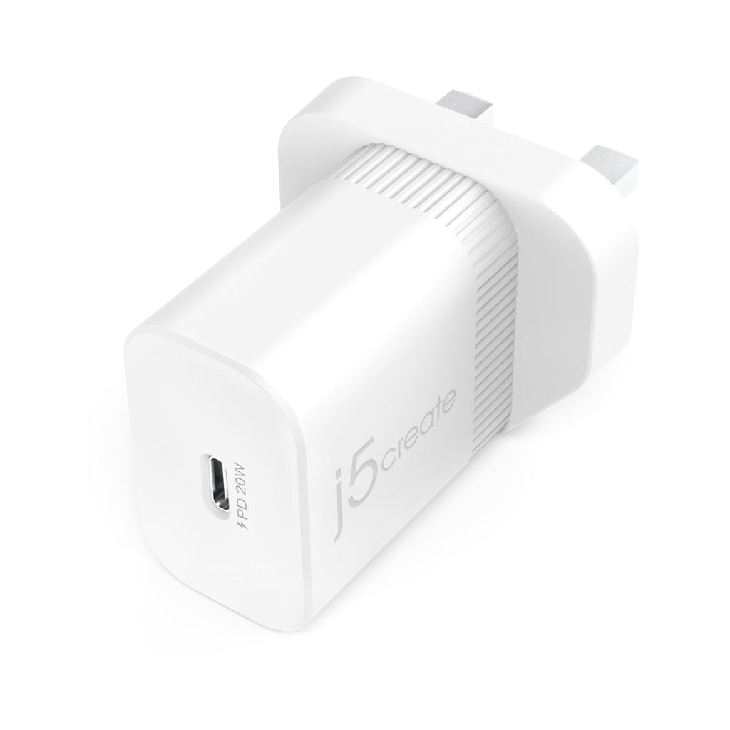 j5create JUP1420-FN cargador de dispositivo móvil Universal Blanco Corriente alterna Carga rápida Interior (2)