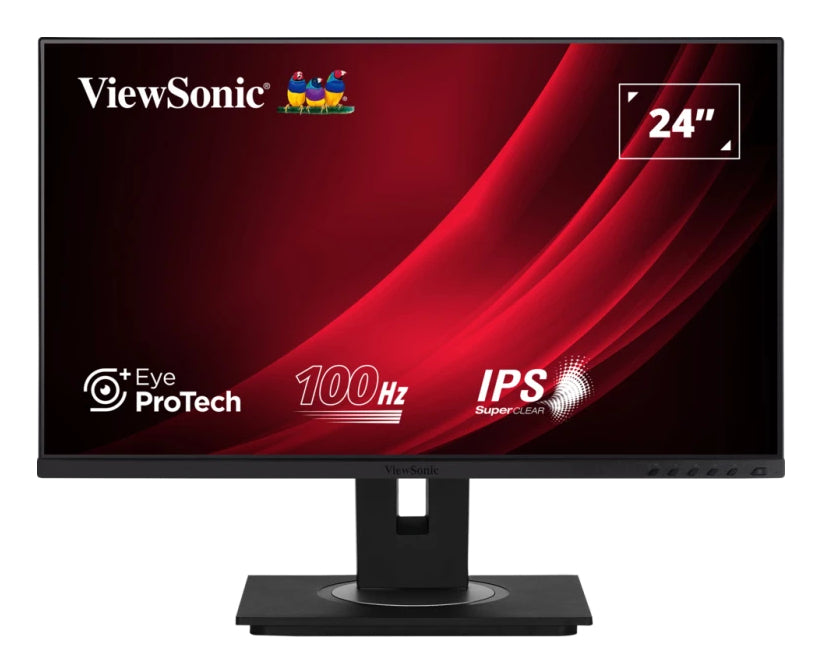 Viewsonic VG Series VG2448A-2 pantalla para PC 60,5 cm (23.8") 1920 x 1080 Pixeles Full HD LED Negro