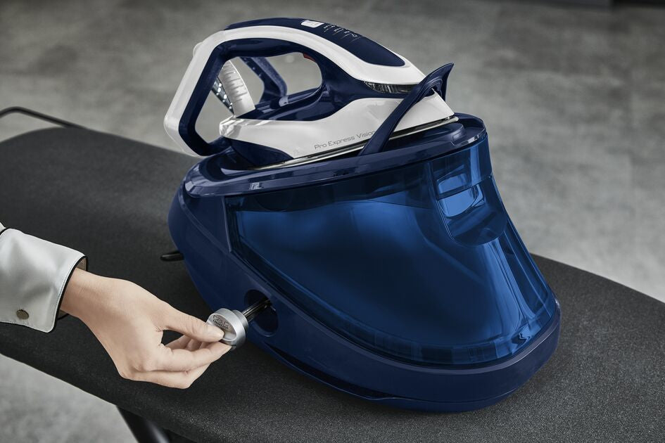 Tefal Pro Express Vision GV9812 3000 W 1,1 L Durilium AirGlide Autoclean soleplate Azul, Blanco (7)