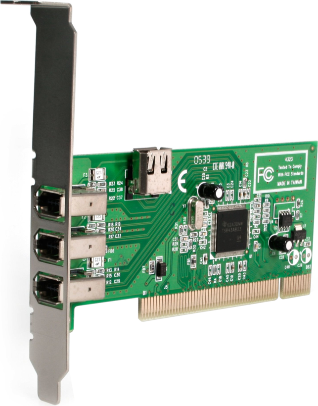 Startech PCI1394MP - 4x FW 6 pines Hembra, IEEE 1394a, Adaptador para FireWire (2)