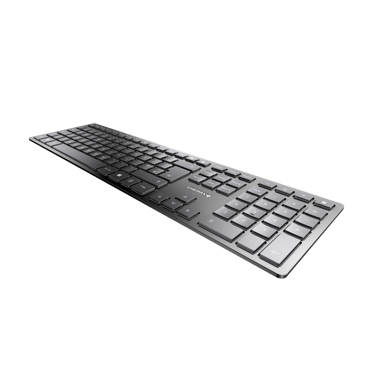 CHERRY KW 9100 SLIM teclado Universal RF Wireless + Bluetooth QWERTY Inglés del Reino Unido Negro (2)