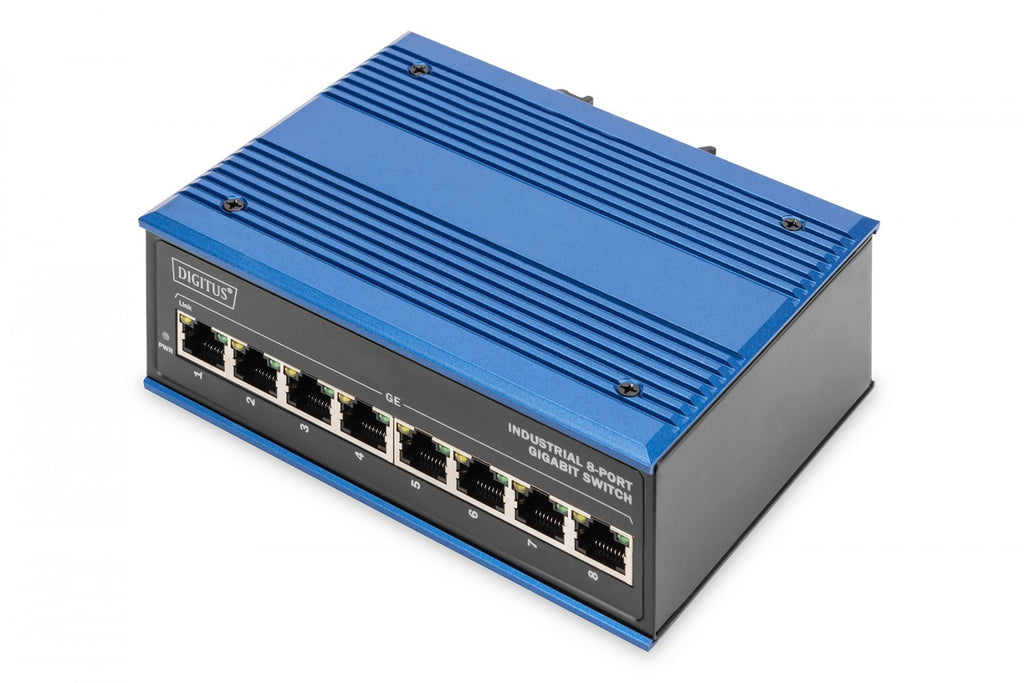 Digitus DN-651119 commutateur réseau Non-géré L2 Gigabit Ethernet (10/100/1000) Noir, Bleu