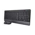 Trust Trezo teclado Ratón incluido Universal RF inalámbrico QWERTY Inglés del Reino Unido Negro