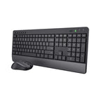 Trust Trezo teclado Ratón incluido Universal RF inalámbrico QWERTY Inglés del Reino Unido Negro