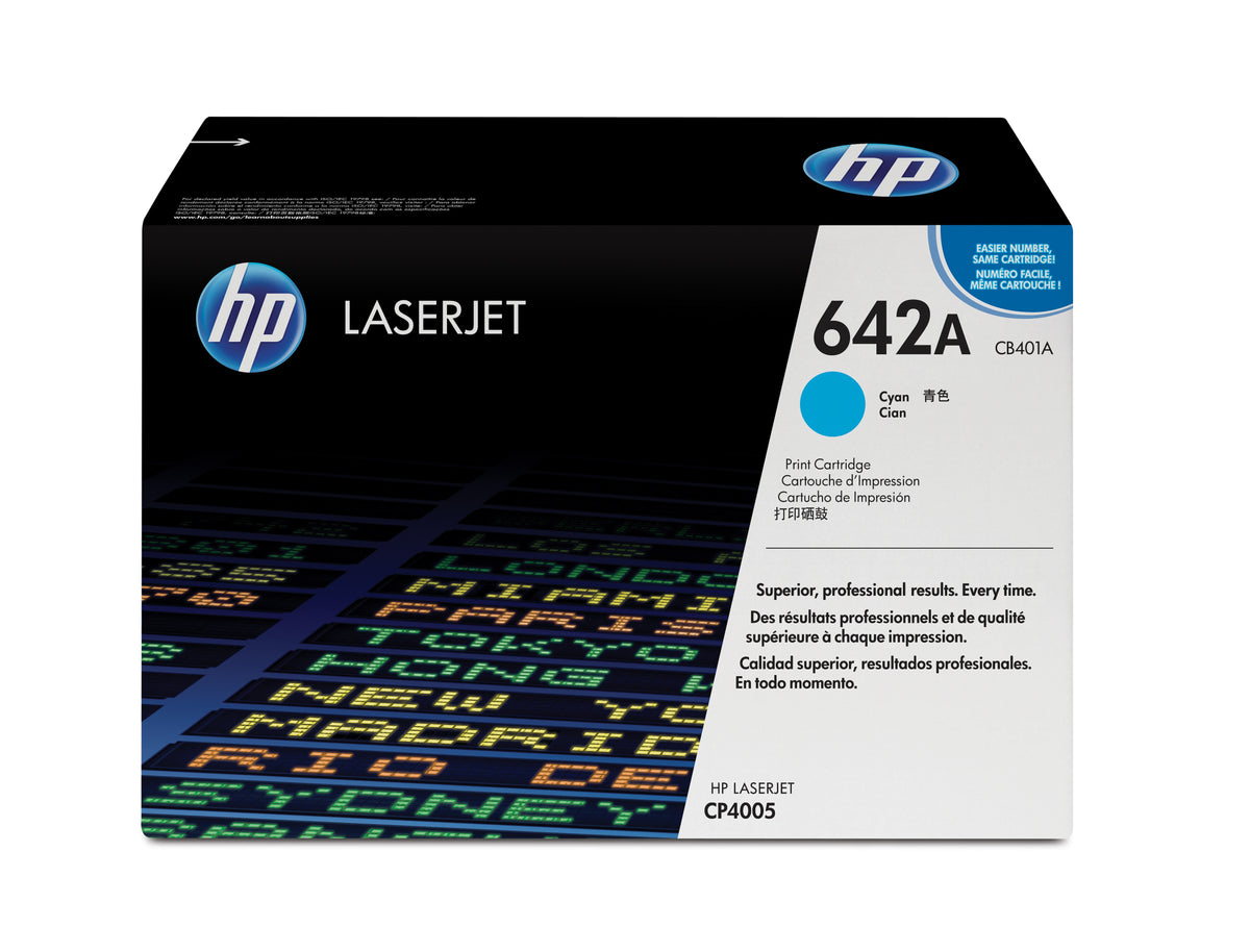 HP 642A Cyan Original LaserJet Toner Cartridge cartucho de tóner 1 pieza(s) Cian (2)