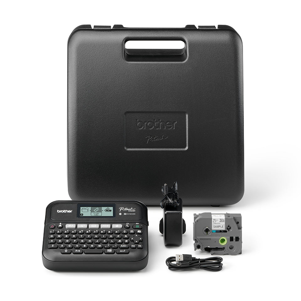 Brother PT-D460BTVP impresora de etiquetas Transferencia térmica 180 x 180 DPI 30 mm/s Inalámbrico y alámbrico TZe Bluetooth QWERTY (5)