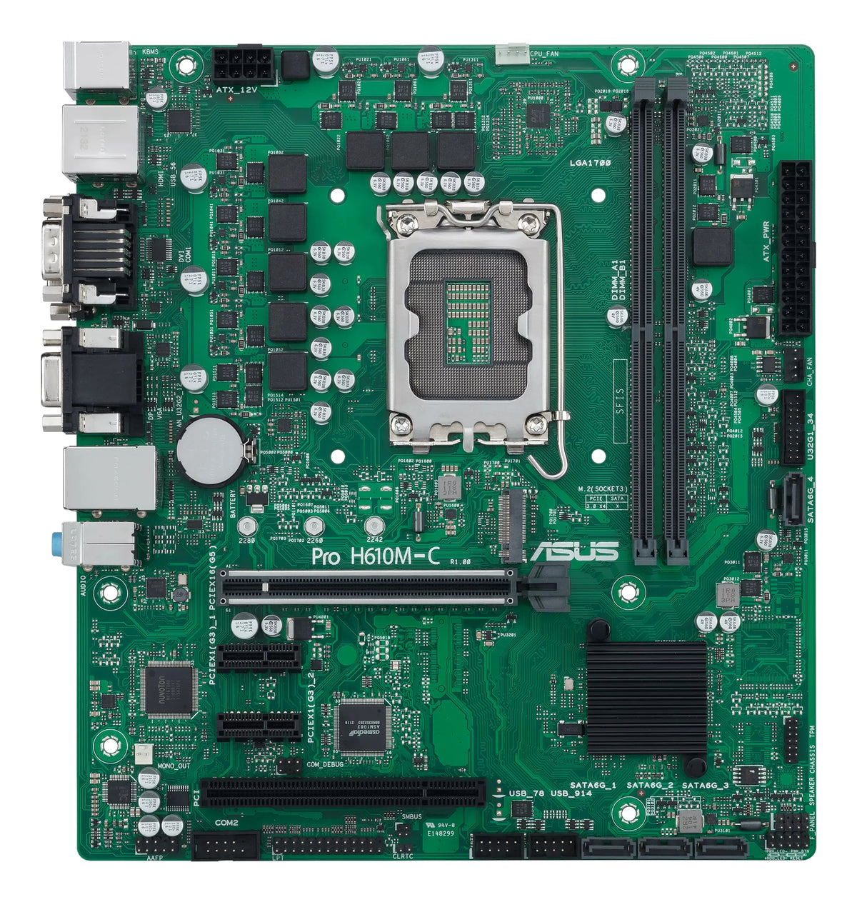 ASUS Pro H610M-C-CSM Intel H610 LGA 1700 micro ATX (3)