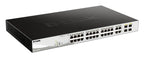 D-Link DGS-1210-24P Gestionado L2 Gigabit Ethernet (10/100/1000) Energía sobre Ethernet (PoE) Negro (2)