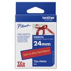 Brother TZE-RW54 cinta para impresora de etiquetas Oro sobre rojo (5)