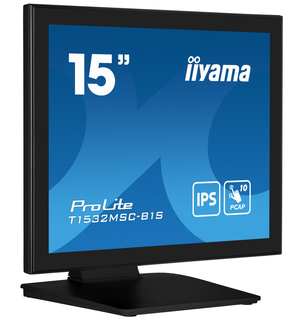iiyama ProLite T1532MSC-B1S pantalla para PC 38,1 cm (15") 1024 x 768 Pixeles XGA LCD Pantalla táctil Negro (3)