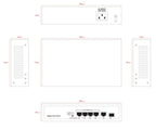 Ernitec ELECTRA-U04-1GB-60W switch No administrado Gigabit Ethernet (10/100/1000) Energía sobre Ethernet (PoE) (3)