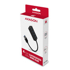 Axagon HUE-M1A hub de interfaz USB 3.2 Gen 1 (3.1 Gen 1) Type-A 5000 Mbit/s Negro (6)
