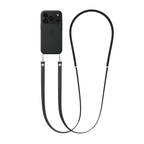 Correa bandolera Apple para iPhone negra con iPhone