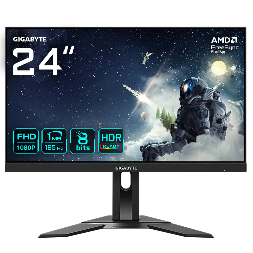 GIGABYTE G24F 2 pantalla para PC 60,5 cm (23.8") 1920 x 1080 Pixeles Full HD LCD Negro (2)