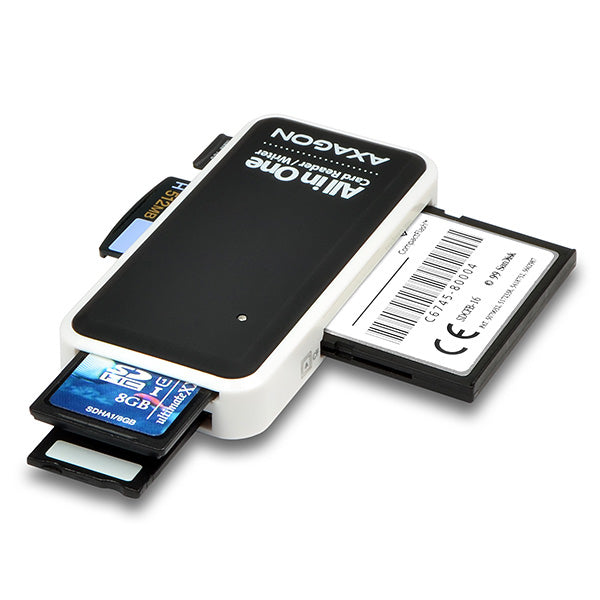 Axagon CRE-X1 lector de tarjeta USB 2.0 Negro, Blanco (2)