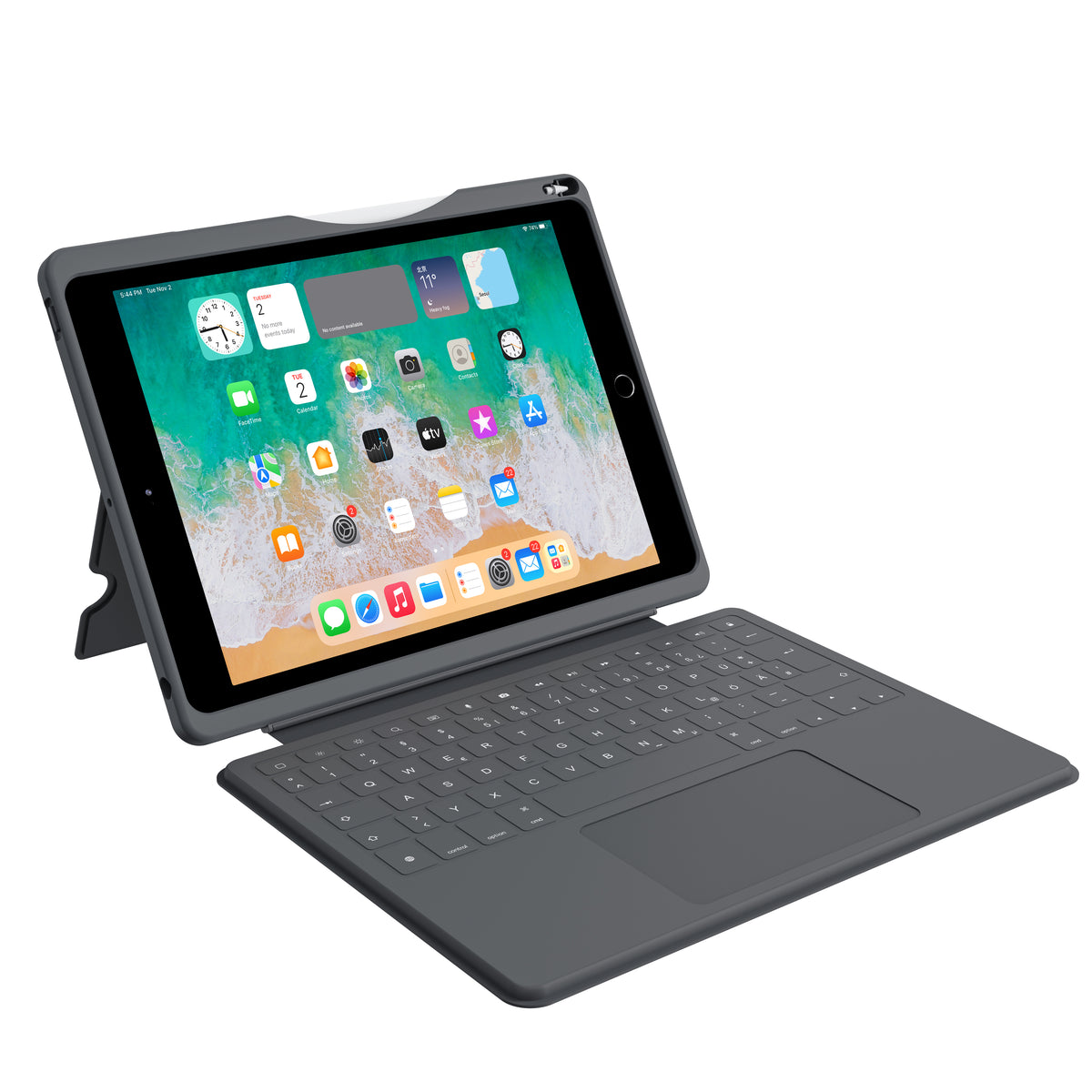 DEQSTER 90-2000046 teclado para móvil Smart Connector Gris