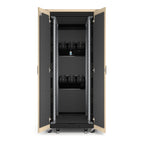 APC AR4032IA armario rack 32U Rack o bastidor independiente Color madera de arce, Negro (5)