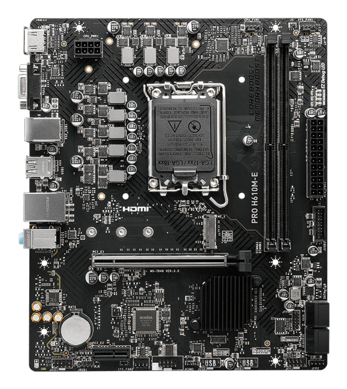 MSI PRO H610M-E placa base Intel H610 LGA 1700 micro ATX (3)