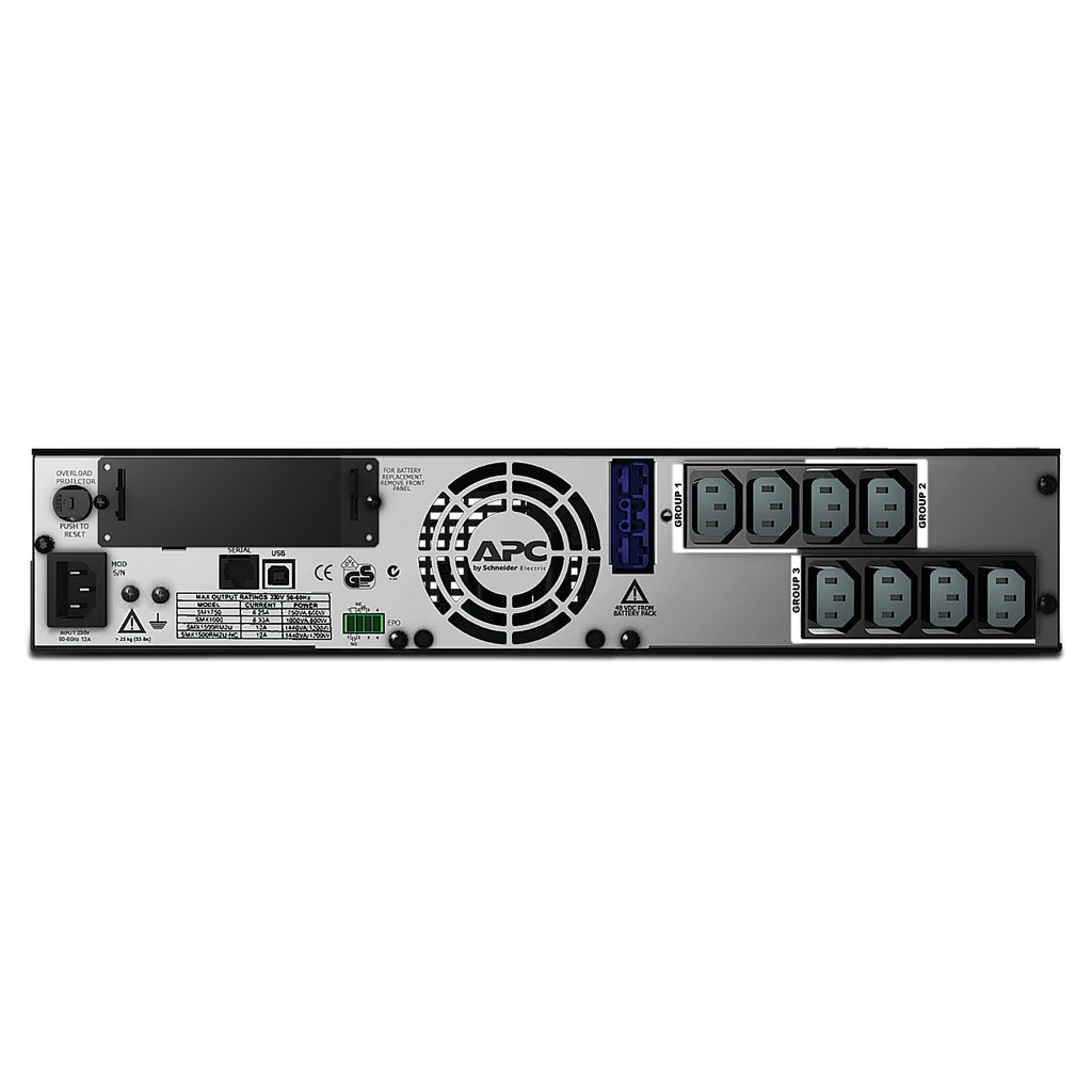 APC Smart-UPS sistema de alimentación ininterrumpida (UPS) Línea interactiva 1,5 kVA 1200 W 8 salidas AC (3)