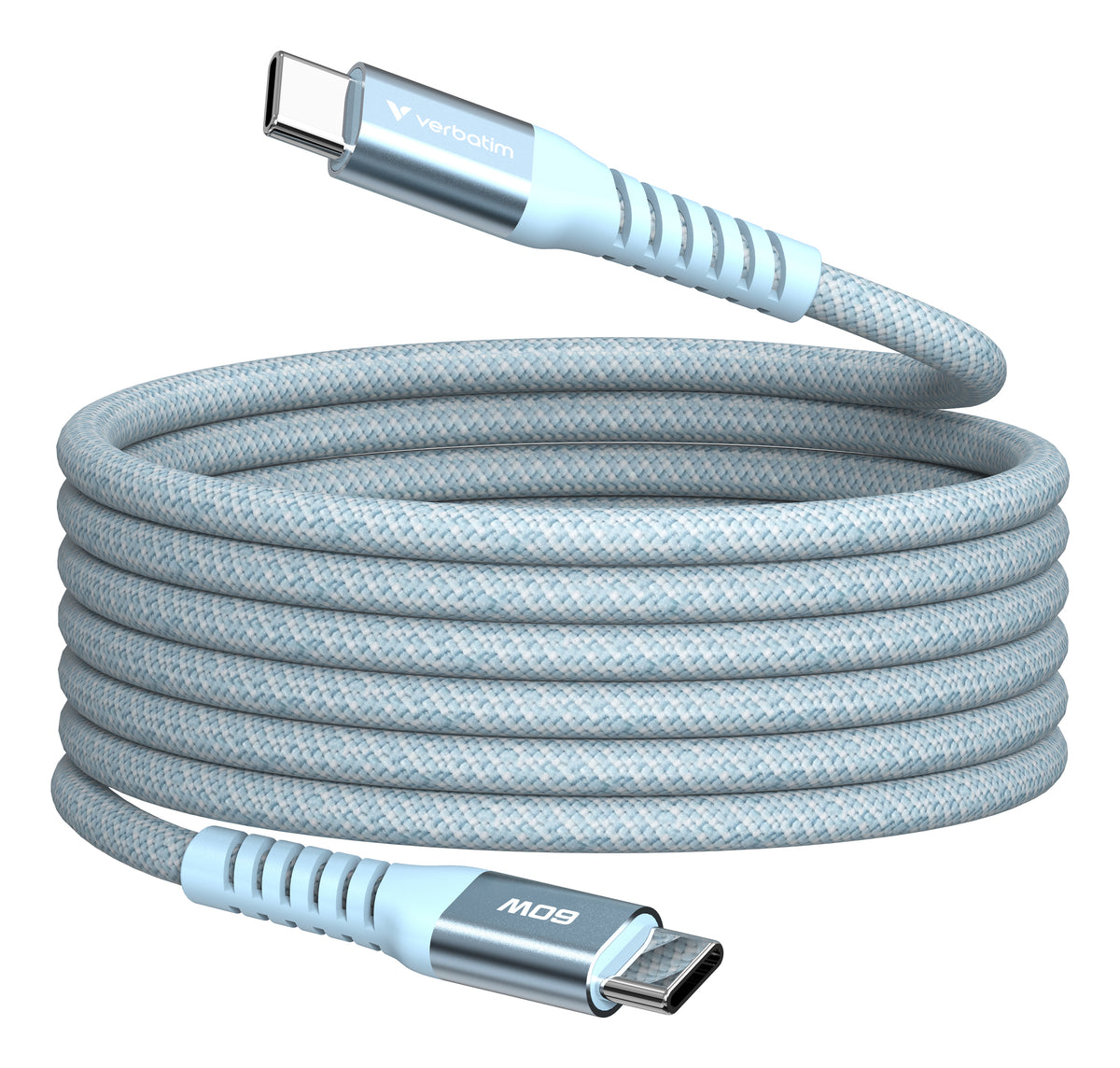 Verbatim 31852 cable USB USB 2.0 1,2 m USB C 0,48 Gbit/s 60 W Azul (2)