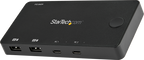 Startech SV211HDUC - USB Type C, Conmutador KVM / audio, 2 x KVM / audio