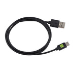 Techly ICOC MUSB20-CMAM10T cable USB USB 2.0 1 m USB A USB C 0,48 Gbit/s Negro (4)