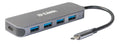D-Link DUB-2340 hub de interfaz USB Tipo C 5000 Mbit/s Gris