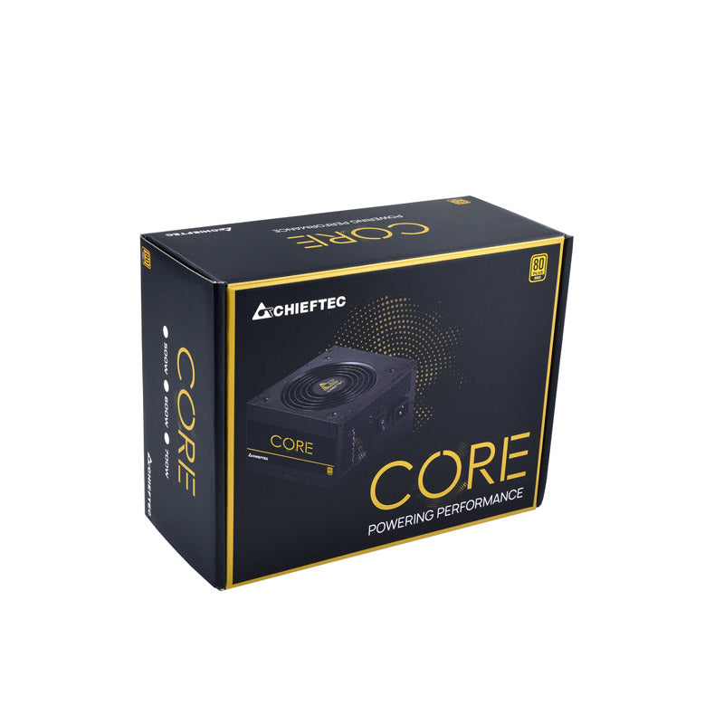 Chieftec Core BBS-600S unidad de fuente de alimentación 600 W 24-pin ATX PS/2 Negro (4)