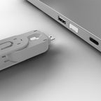 Lindy 40624 bloqueador de puerto Llave de bloqueador de puerto USB tipo A Blanco Acrilonitrilo butadieno estireno (ABS) 1 pieza(s) (5)