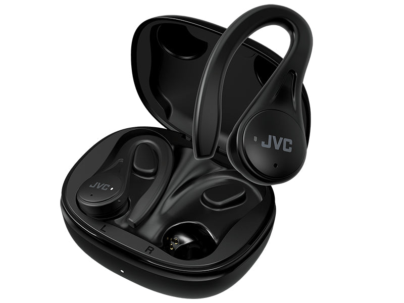 JVC HA-EC25T Auriculares True Wireless Stereo (TWS) gancho de oreja, Dentro de oído Llamadas/Música Bluetooth Negro (2)