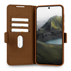 dbramante1928 Oslo Pro funda para teléfono móvil 17 cm (6.7") Funda cartera Bronceado
