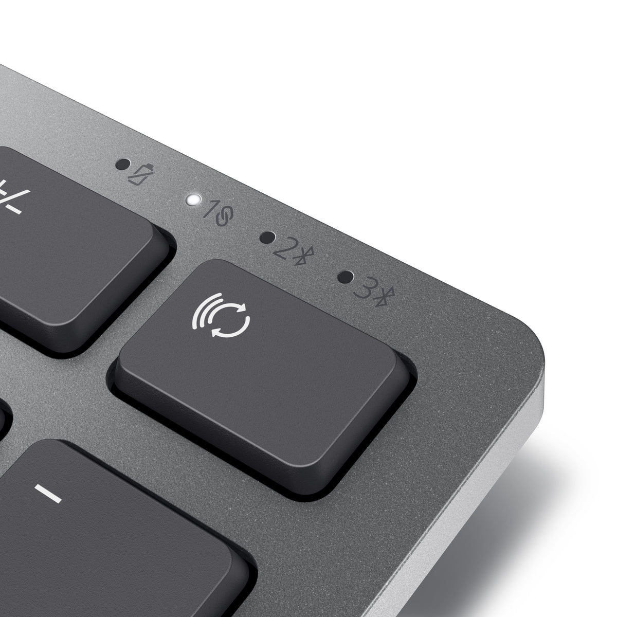 DELL KB700 teclado Oficina RF Wireless + Bluetooth Checa, Eslovaco Gris (8)