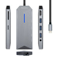 AISENS ASUC-9P001-GR base para portátil y replicador de puertos Alámbrico Thunderbolt 3 (2)