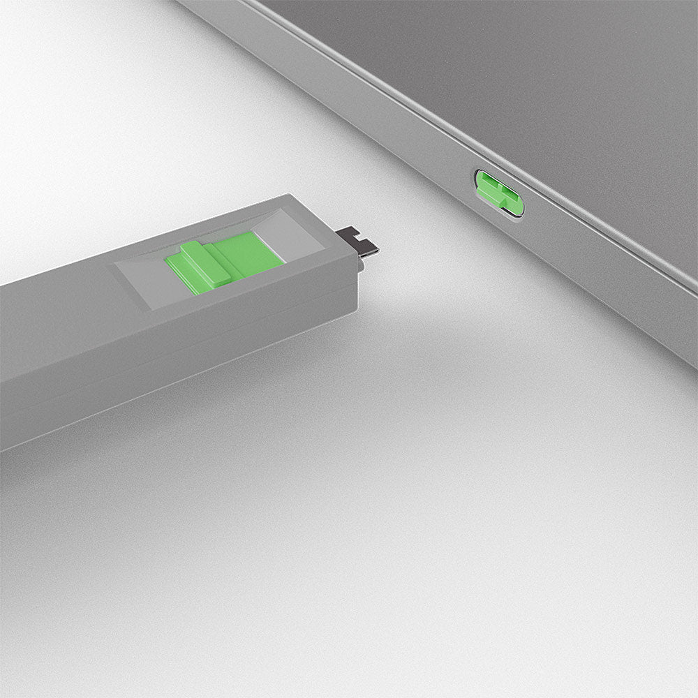 Lindy 40426 bloqueador de puerto Bloqueador de puerto + clave USB Tipo C Verde 5 pieza(s) (5)