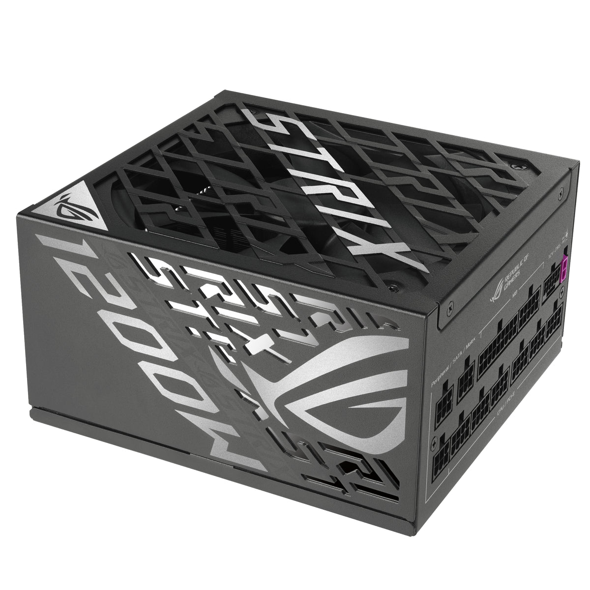 ASUS ROG -STRIX-1200P-GAMING-E unidad de fuente de alimentación 1200 W 20+4 pin ATX ATX Negro, Multicolor (5)